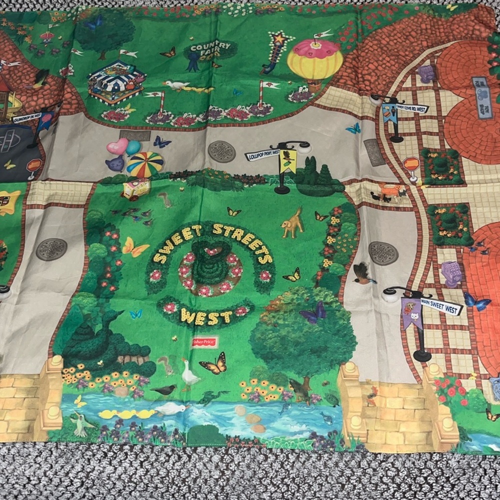 Vintage 2001/2002 Fisher Price Loving Family Sweet Streets West Matt & homes